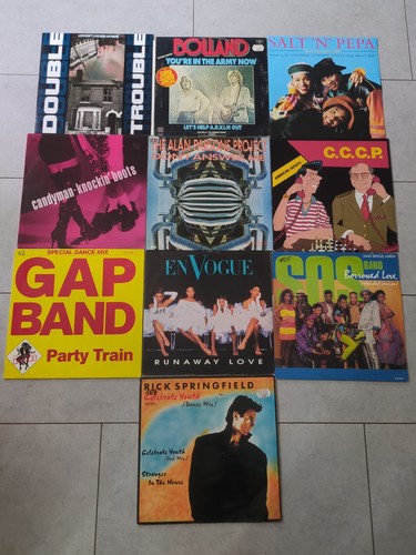 10x maxi schallplatten - 12",