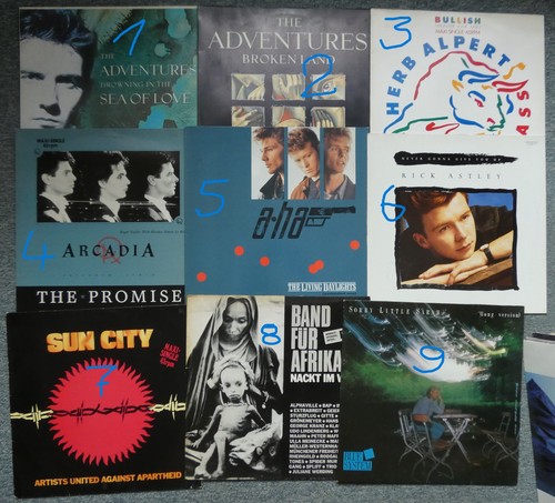 Viele maxi singles aus - 12",